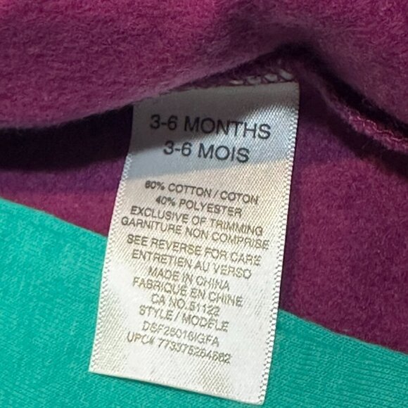 Disney - NWT - Tinkerbell zipped jacket and long sleeve T-shirt. 3-6 months - Picture 4 of 7